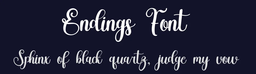 Endings Font by inermediaSTUDIO — Script Handwritten Font — thumbnail 2