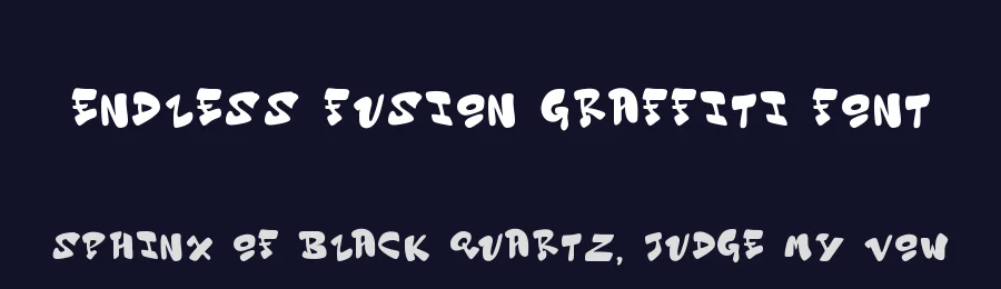 Endless Fusion Graffiti Font by Cikareotype Studio — Display Font — thumbnail 2