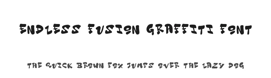 Endless Fusion Graffiti Font by Cikareotype Studio — Display Font
