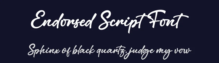 Endorsed Script Font by Basnistudio — Script Handwritten Font — thumbnail 2