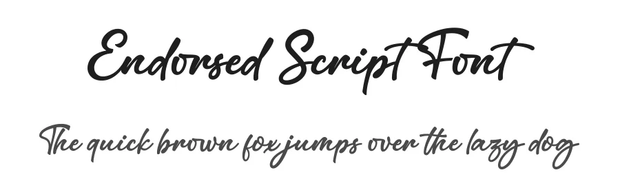 Endorsed Script Font by Basnistudio — Script Handwritten Font
