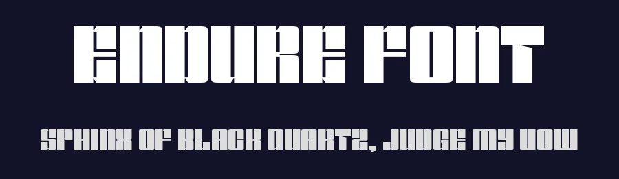 Endure Font by Funtype — Display Font — thumbnail 2
