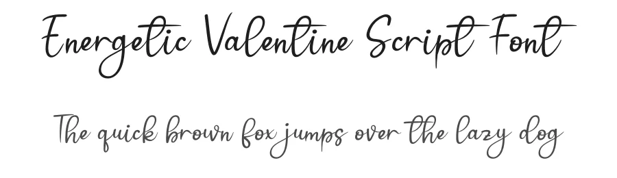 Energetic Valentine Script Font by creativeletter — Script Handwritten Font