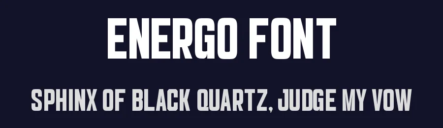 Energo Font by Funtype — Decorative Font — thumbnail 2