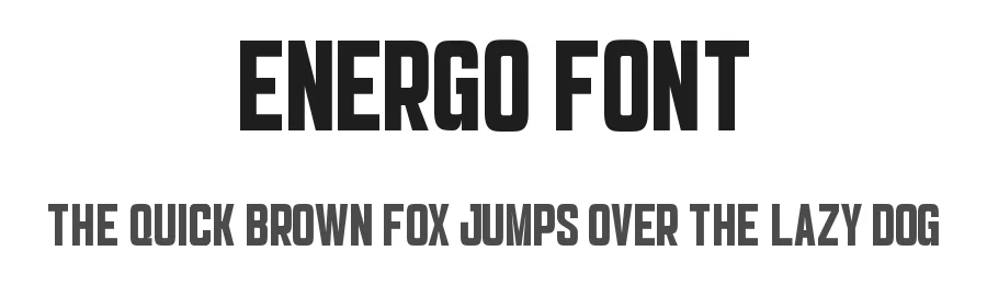 Energo Font by Funtype — Decorative Font
