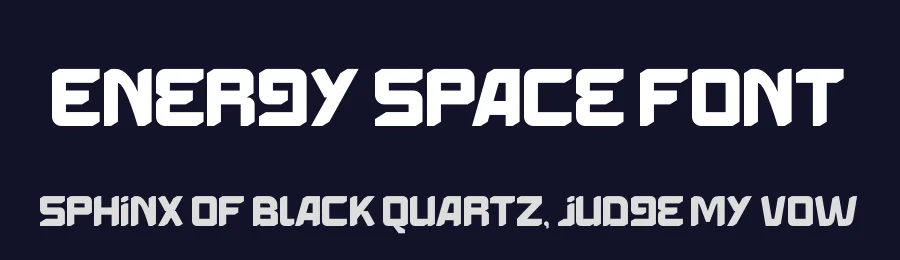 Energy Space Font by timelesstype.co — Sans Serif Font — thumbnail 2