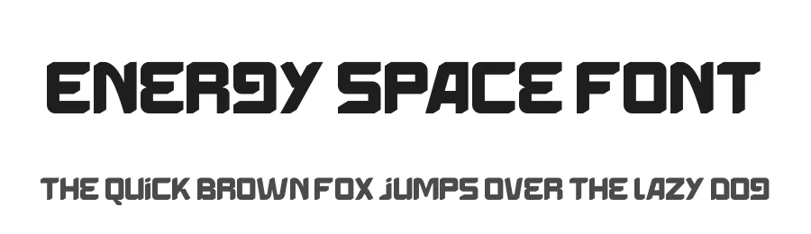 Energy Space Font by timelesstype.co — Sans Serif Font