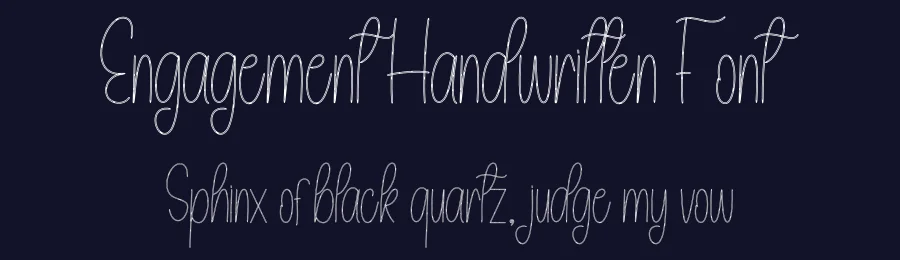 Engagement Handwritten Font by andikastudio — Script Handwritten Font — thumbnail 2