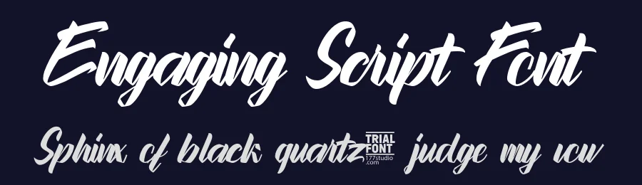Engaging Script Font by 177Studio — Script Handwritten Font — thumbnail 2