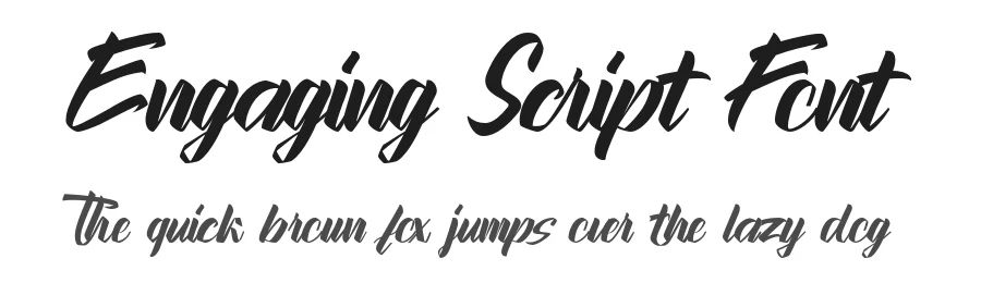 Engaging Script Font by 177Studio — Script Handwritten Font