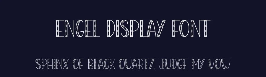 Engel Display Font by andikastudio — Display Font — thumbnail 2