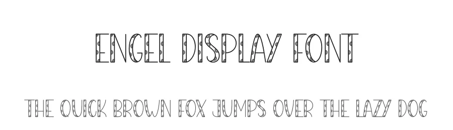 Engel Display Font by andikastudio — Display Font
