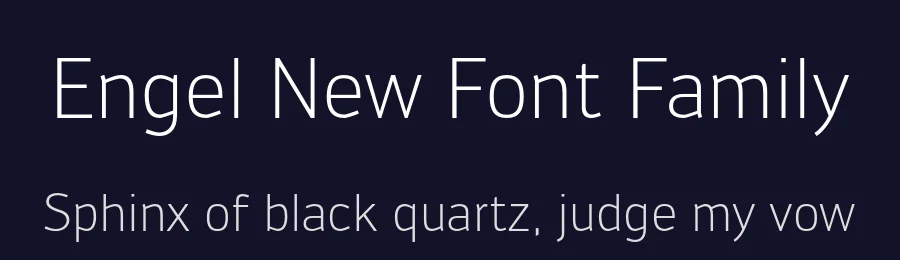 Engel New Font Family by The Northern Block — Sans Serif Font — thumbnail 2