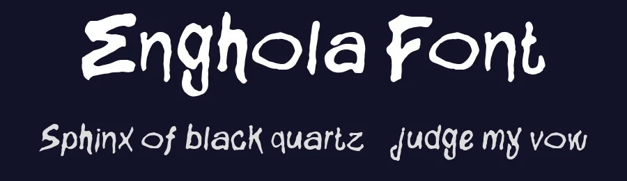Enghola Font by enxyclo — Script Handwritten Font — thumbnail 2