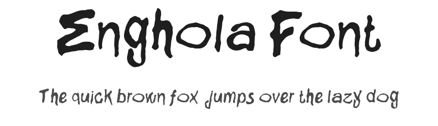 Enghola Font by enxyclo — Script Handwritten Font