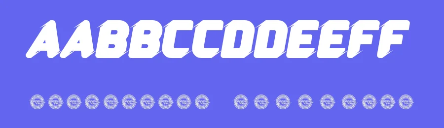 Engine Brake Font by CalligraphyFonts.net — Decorative Font — thumbnail 3
