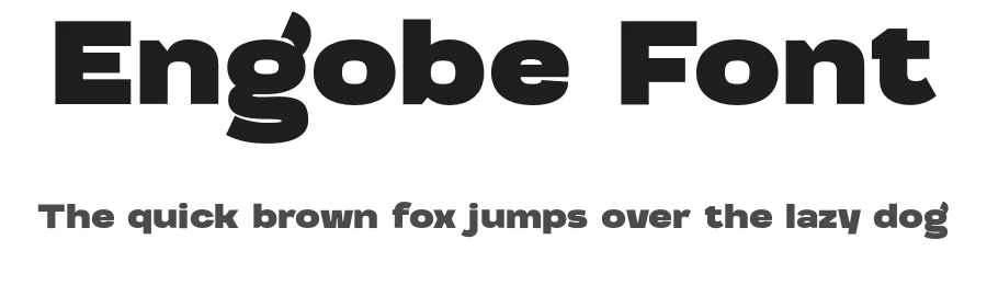 Engobe Font by Fridaytype — Sans Serif Font
