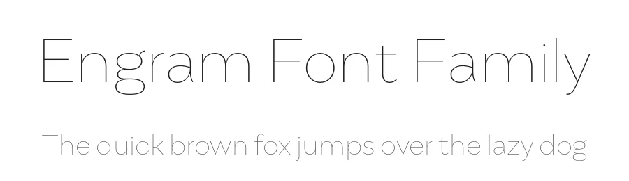 Engram Font Family by Borutta Group β Sans Serif Font