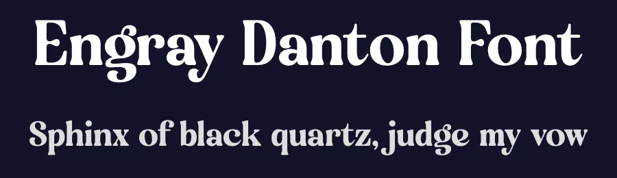 Engray Danton Font by timelesstype.co — Display Font — thumbnail 2