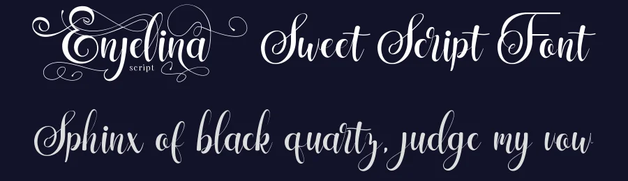 Enjelina Sweet Script Font by Naharstd — Script Handwritten Font — thumbnail 2