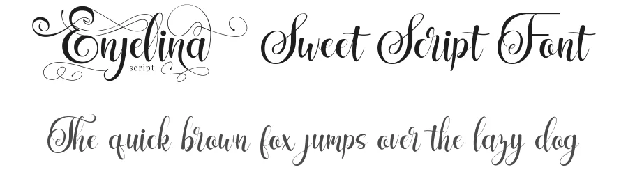 Enjelina Sweet Script Font by Naharstd — Script Handwritten Font