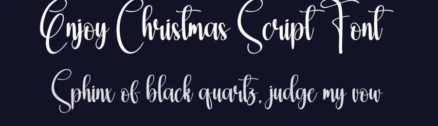 Enjoy Christmas Script Font by andikastudio — Script Handwritten Font — thumbnail 2