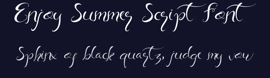 Enjoy Summer Script Font by Typeface — Script Handwritten Font — thumbnail 2