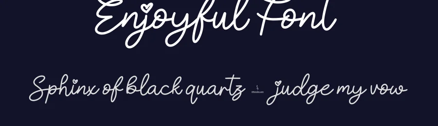 Enjoyful Font by JSHcreates — Decorative Font — thumbnail 2