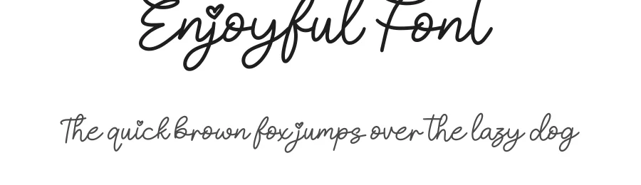 Enjoyful Font by JSHcreates β Decorative Font