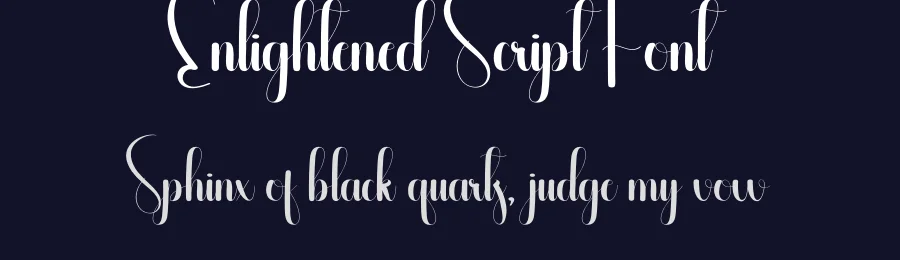 Enlightened Script Font by andikastudio — Script Handwritten Font — thumbnail 2