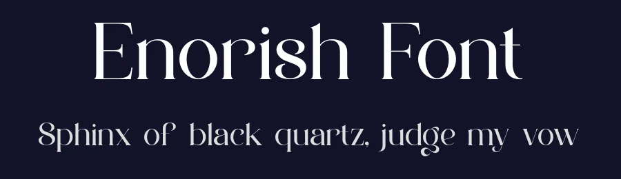 Enorish Font by ErmediaStudio — Serif Font — thumbnail 2
