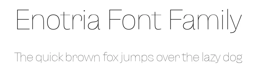 Enotria Font Family by Aspro Type — Sans Serif Font