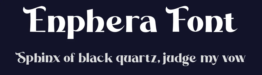Enphera Font by Aluyeah Studio — Sans Serif Font — thumbnail 2