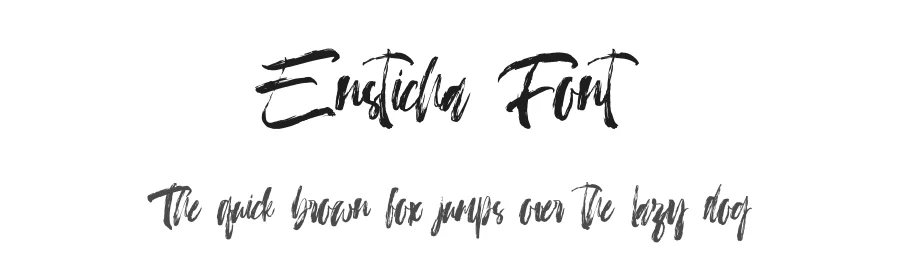 Ensticha Font by Inviline.co β Script Handwritten Font