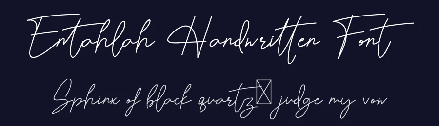 Entahlah Handwritten Font by Rantautype — Script Handwritten Font — thumbnail 2