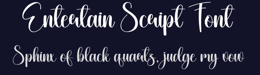 Entertain Script Font by creativeletter — Script Handwritten Font — thumbnail 2