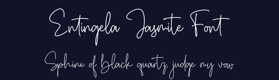 Entingela Jasmite Font by letterfabric — Script Handwritten Font — thumbnail 2