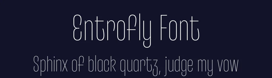 Entrofly Font by Slava Antipov — Sans Serif Font — thumbnail 2