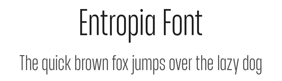 Entropia Font by Slava Antipov — Sans Serif Font