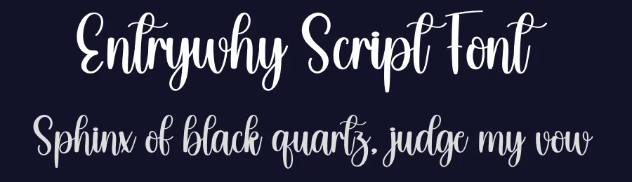 Entrywhy Script Font by andikastudio — Script Handwritten Font — thumbnail 2