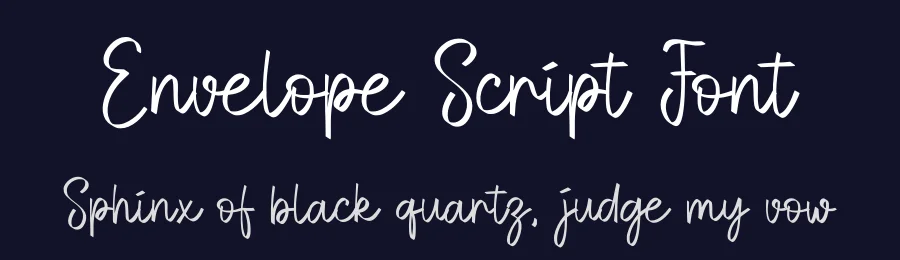 Envelope Script Font by Craftedtype — Script Handwritten Font — thumbnail 2