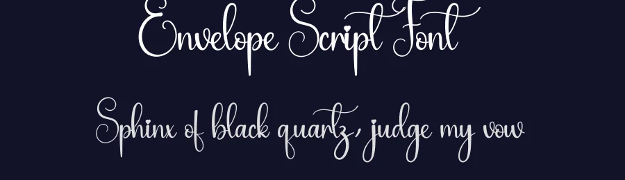 Envelope Script Font by andikastudio — Script Handwritten Font — thumbnail 2