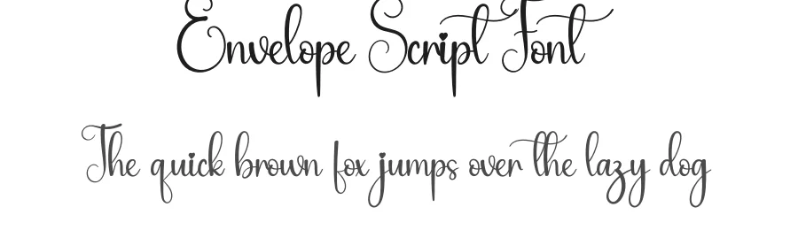 Envelope Script Font by andikastudio — Script Handwritten Font