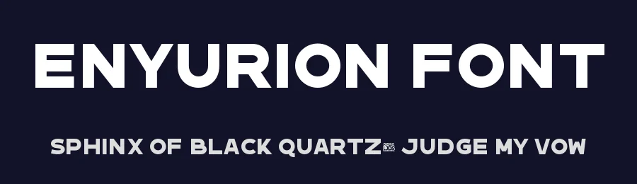 Enyurion Font by LJ-Design Studios — Sans Serif Font — thumbnail 2