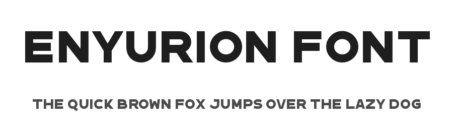 Enyurion Font by LJ-Design Studios — Sans Serif Font