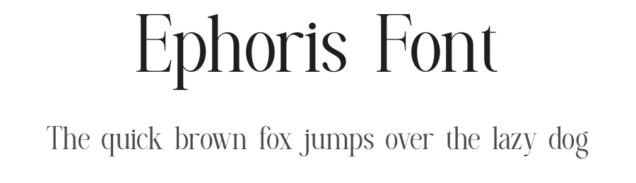 Ephoris Font by SlideShoot — Decorative Font
