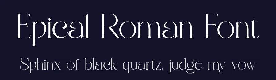Epical Roman Font by zaaintype — Serif Font — thumbnail 2