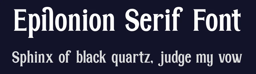 Epilonion Serif Font by BRAINWAVES STUDIO — Display Font — thumbnail 2