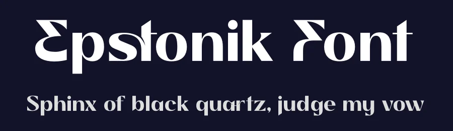 Epstonik Font by Denustudios — Display Font — thumbnail 2