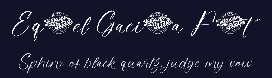 Eqatel Gacinta Font by letterenastudios — Script Handwritten Font — thumbnail 2